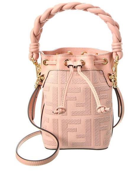 pink and green fendi bag|fendi hot pink bucket bag.